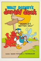 Donald's Better Self movie poster (1938) t-shirt #1078473