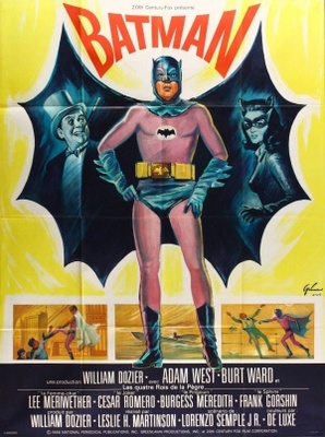 Batman movie poster (1966) wooden framed poster