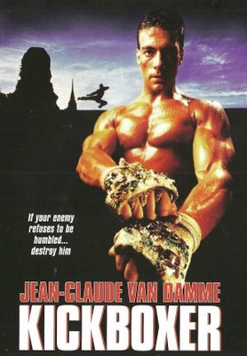 Kickboxer movie poster (1989) metal framed poster