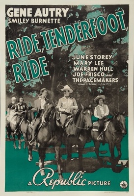 Ride Tenderfoot Ride movie poster (1940) canvas poster