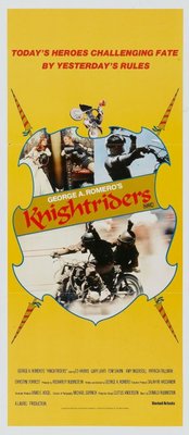 Knightriders movie poster (1981) wood print