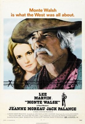 Monte Walsh movie poster (1970) canvas poster