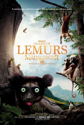 Island of Lemurs: Madagascar movie poster (2014) wooden framed poster