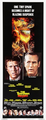 The Towering Inferno movie poster (1974) wooden framed poster