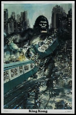 King Kong movie poster (1976) Stickers MOV_ba5ef5ed