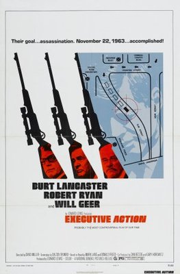 Executive Action movie poster (1973) metal framed poster