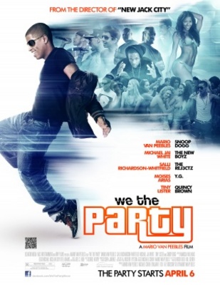 We the Party movie poster (2012) pillow