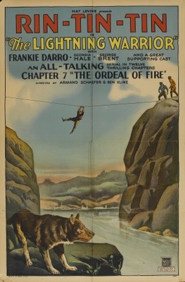 The Lightning Warrior movie poster (1931) wood print