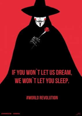 V For Vendetta movie poster (2005) Mouse Pad MOV_bab40b66
