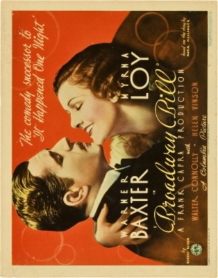 Broadway Bill movie poster (1934) canvas poster