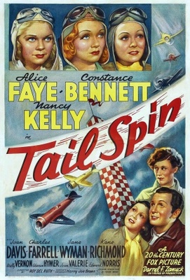 Tail Spin movie poster (1939) pillow