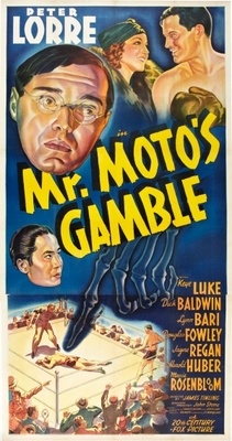 Mr. Moto's Gamble movie poster (1938) canvas poster