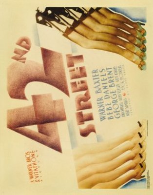 42nd Street movie poster (1933) metal framed poster