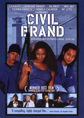 Civil Brand movie poster (2002) wooden framed poster