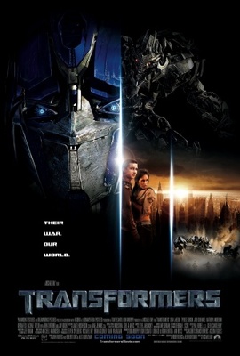 Transformers movie poster (2007) pillow