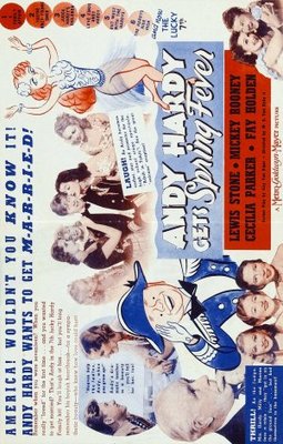 Andy Hardy Gets Spring Fever movie poster (1939) mouse pad