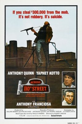 Across 110th Street movie poster (1972) t-shirt