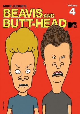 Beavis and Butt-Head movie poster (1993) wooden framed poster