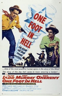 One Foot in Hell movie poster (1960) poster with hanger