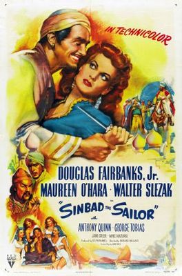 Sinbad the Sailor movie poster (1947) pillow