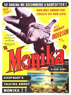 Sommaren med Monika movie poster (1953) pillow