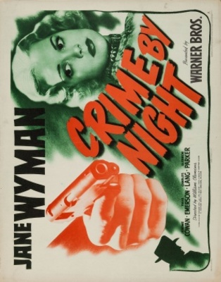 Crime by Night movie poster (1944) poster with hanger