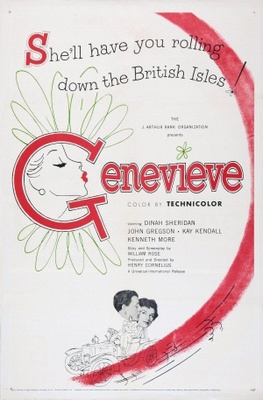 Genevieve movie poster (1953) poster with hanger