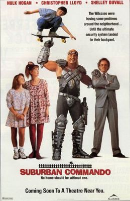 Suburban Commando movie poster (1991) metal framed poster