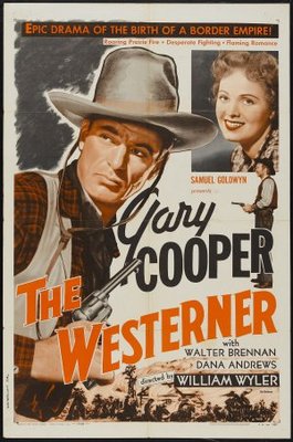 The Westerner movie poster (1940) wood print