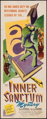 Inner Sanctum movie poster (1948) wood print