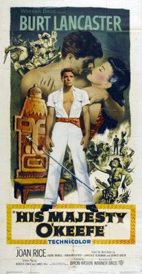 His Majesty O'Keefe movie poster (1954) canvas poster