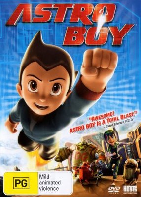 Astro Boy movie poster (2009) wood print