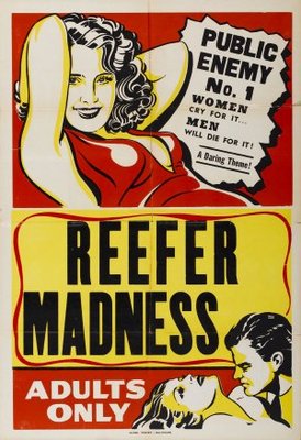 Reefer Madness movie poster (1936) metal framed poster