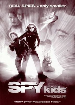 Spy Kids movie poster (2001) metal framed poster