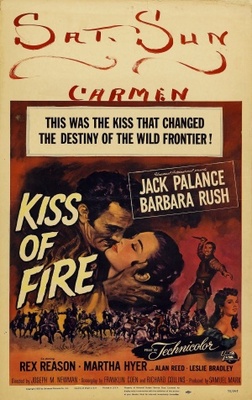 Kiss of Fire movie poster (1955) poster