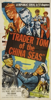 Trader Tom of the China Seas movie poster (1954) wood print