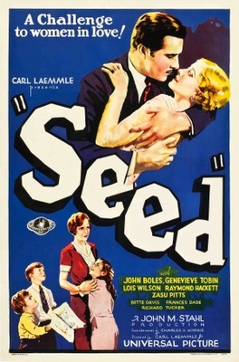 Seed movie poster (1931) wooden framed poster