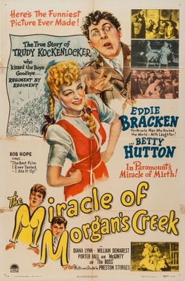 The Miracle of Morgan's Creek movie poster (1944) metal framed poster
