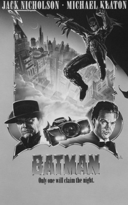 Batman movie poster (1989) wood print