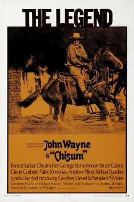 Chisum movie poster (1970) poster with hanger