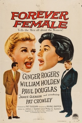 Forever Female movie poster (1954) wooden framed poster