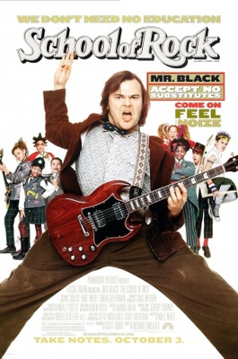 The School of Rock movie poster (2003) metal framed poster