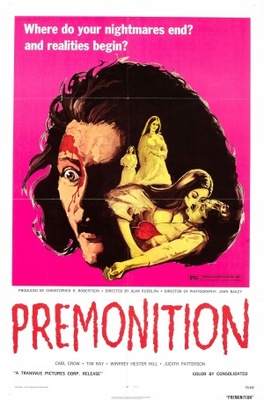 Premonition movie poster (1972) wooden framed poster