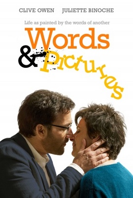 Words and Pictures movie poster (2013) wooden framed poster