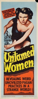Untamed Women movie poster (1952) canvas poster