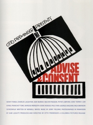 Advise & Consent movie poster (1962) sweatshirt