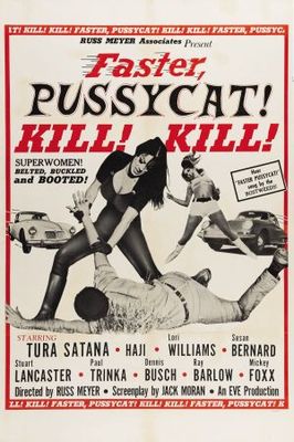 Faster, Pussycat! Kill! Kill! movie poster (1965) pillow