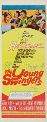 The Young Swingers movie poster (1963) metal framed poster