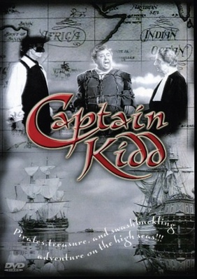 Captain Kidd movie poster (1945) wood print
