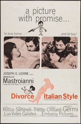 Divorzio all'italiana movie poster (1961) poster with hanger